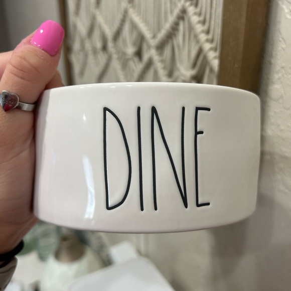 Rae Dunn “DINE” Pet Food Bowl - Picture 4 of 4